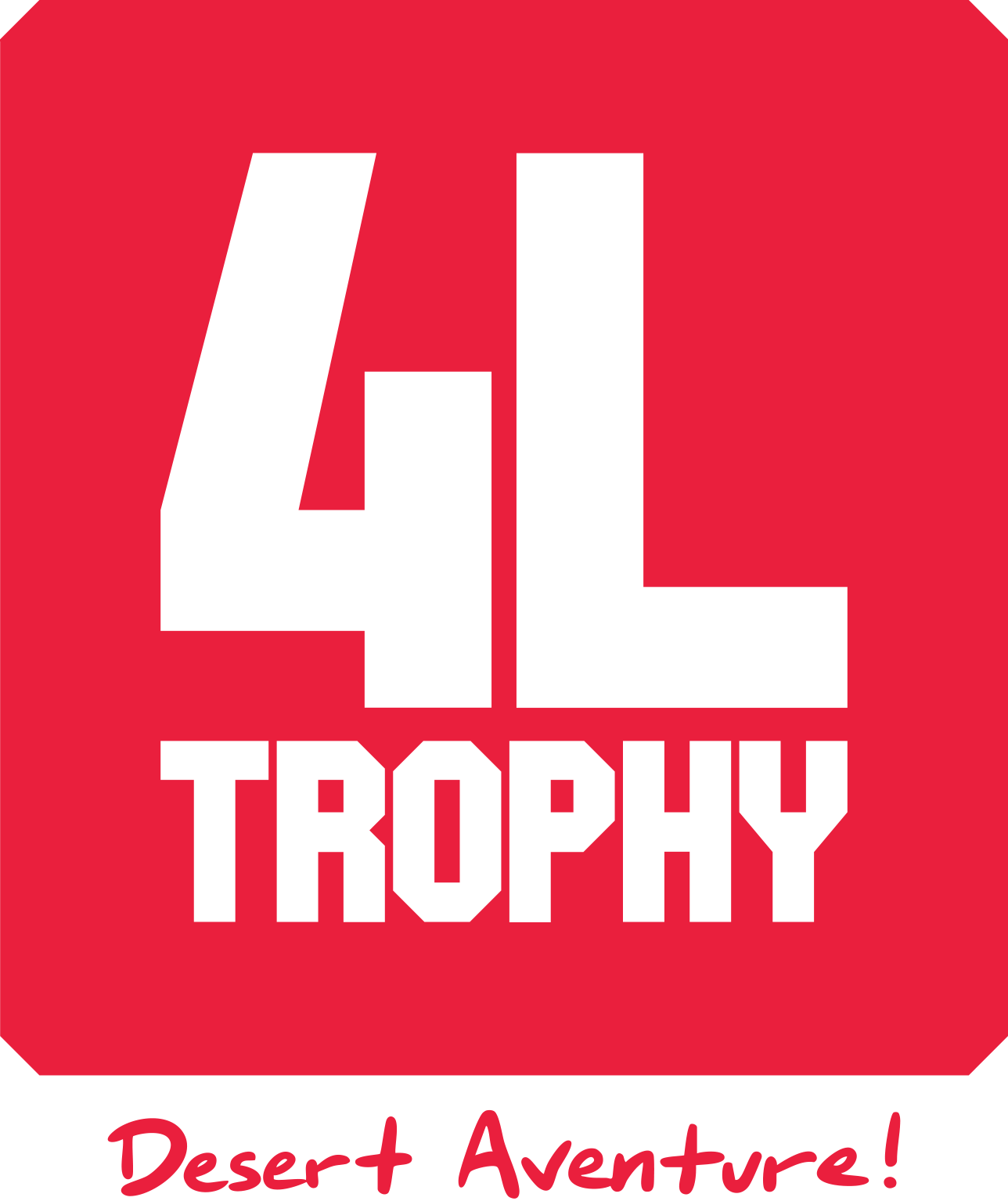 LOGO 4L TROPHY – ROUGE CARRE Logo 4L Trophy